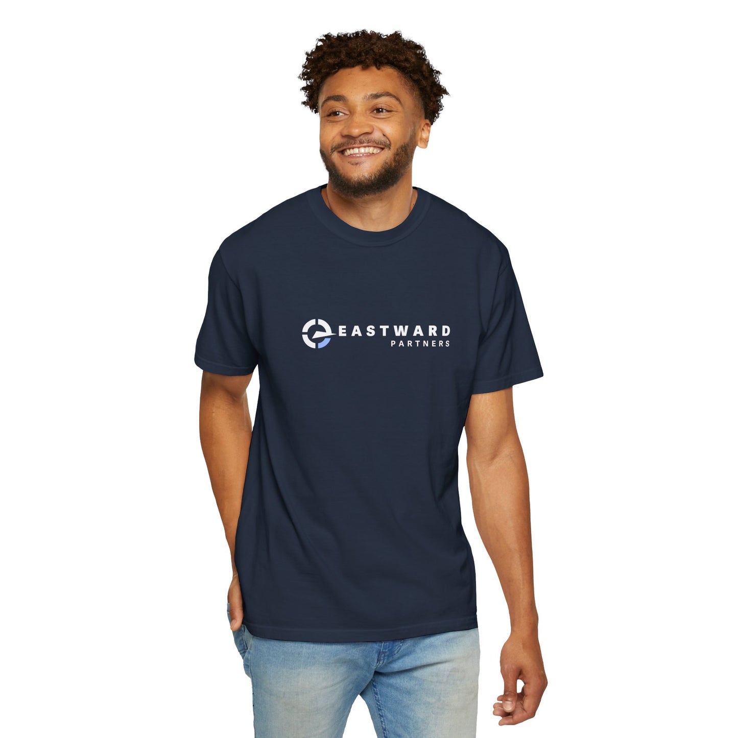Garment-Dyed Casual Men's T-Shirt