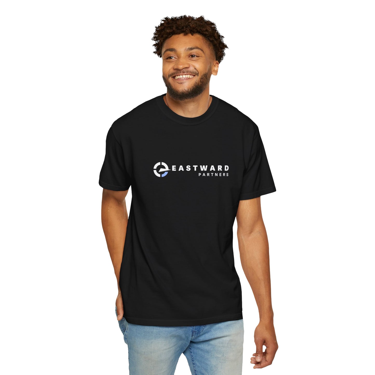 Garment-Dyed Casual Men's T-Shirt