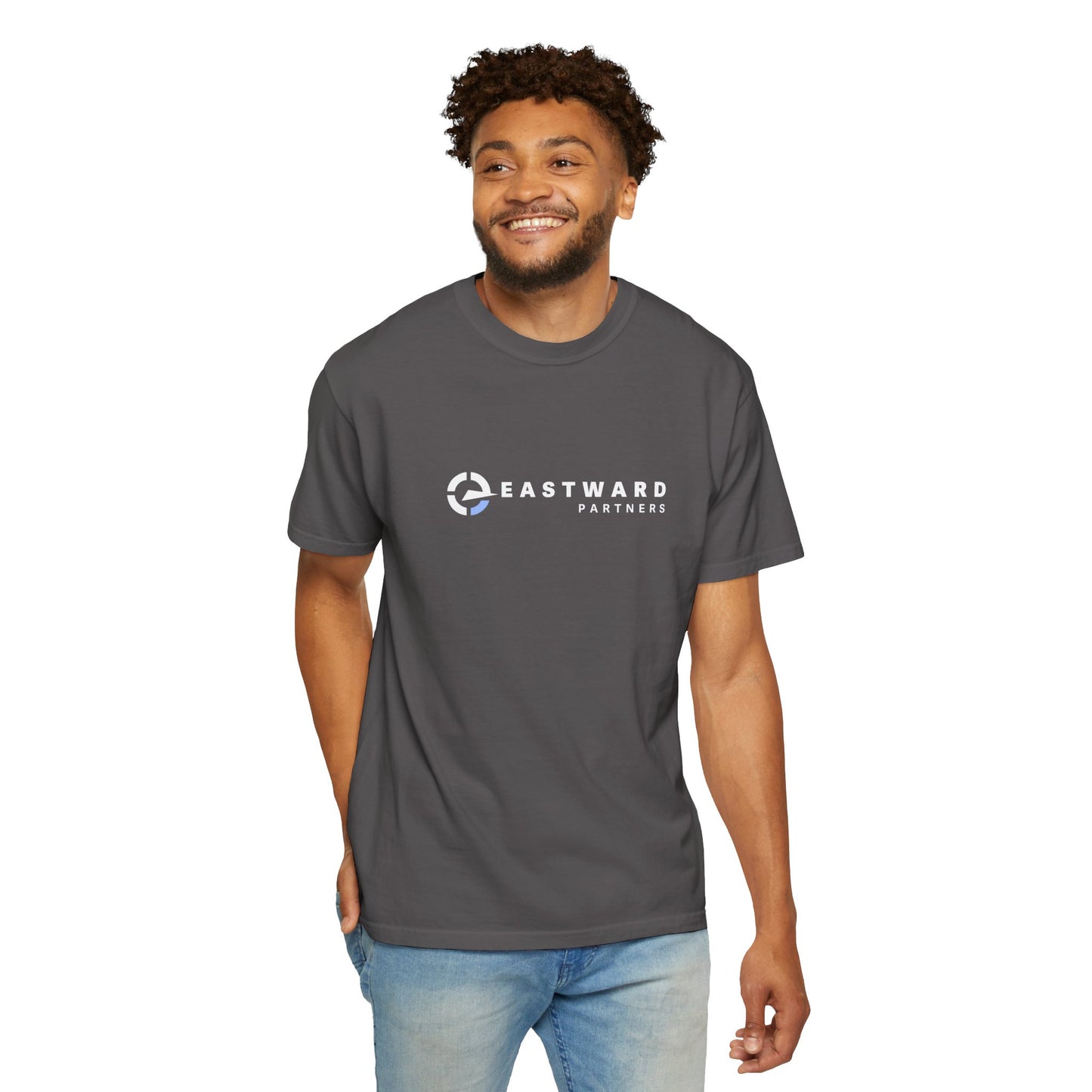 Garment-Dyed Casual Men's T-Shirt
