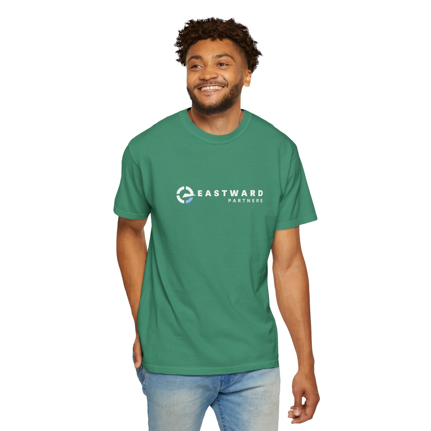 Garment-Dyed Casual Men's T-Shirt