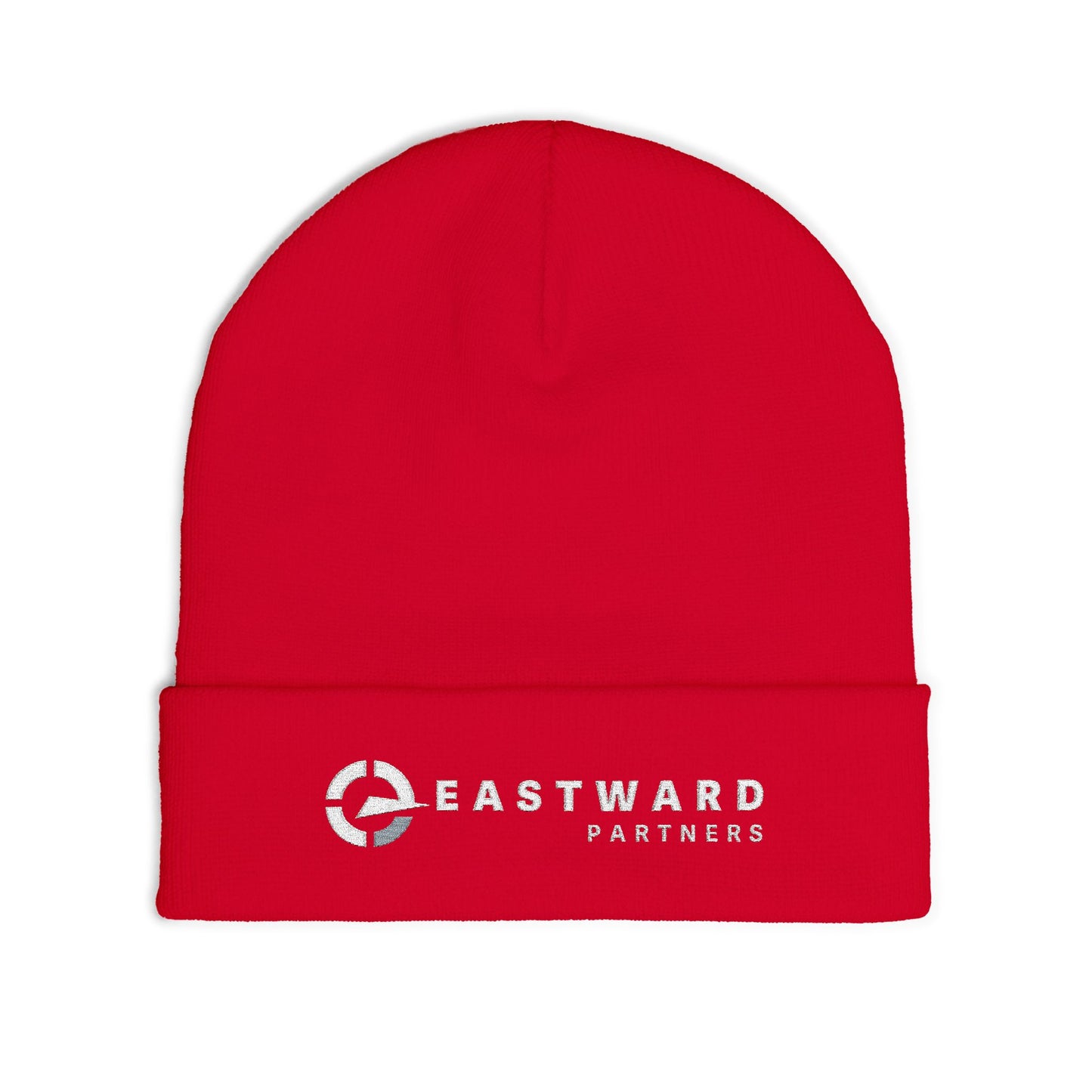 Classic Black Embroidered Knit Beanie