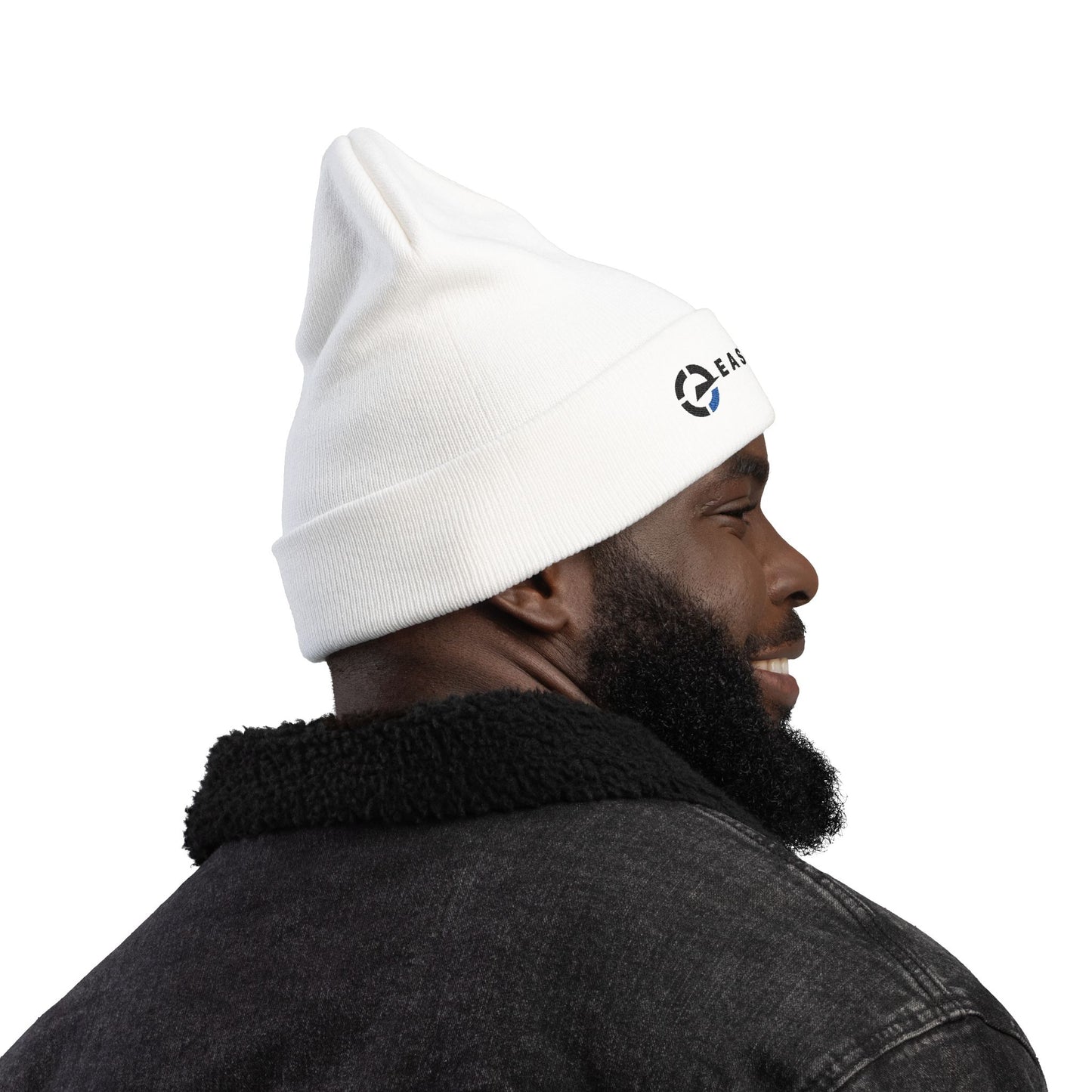Embroidered Knit Beanie