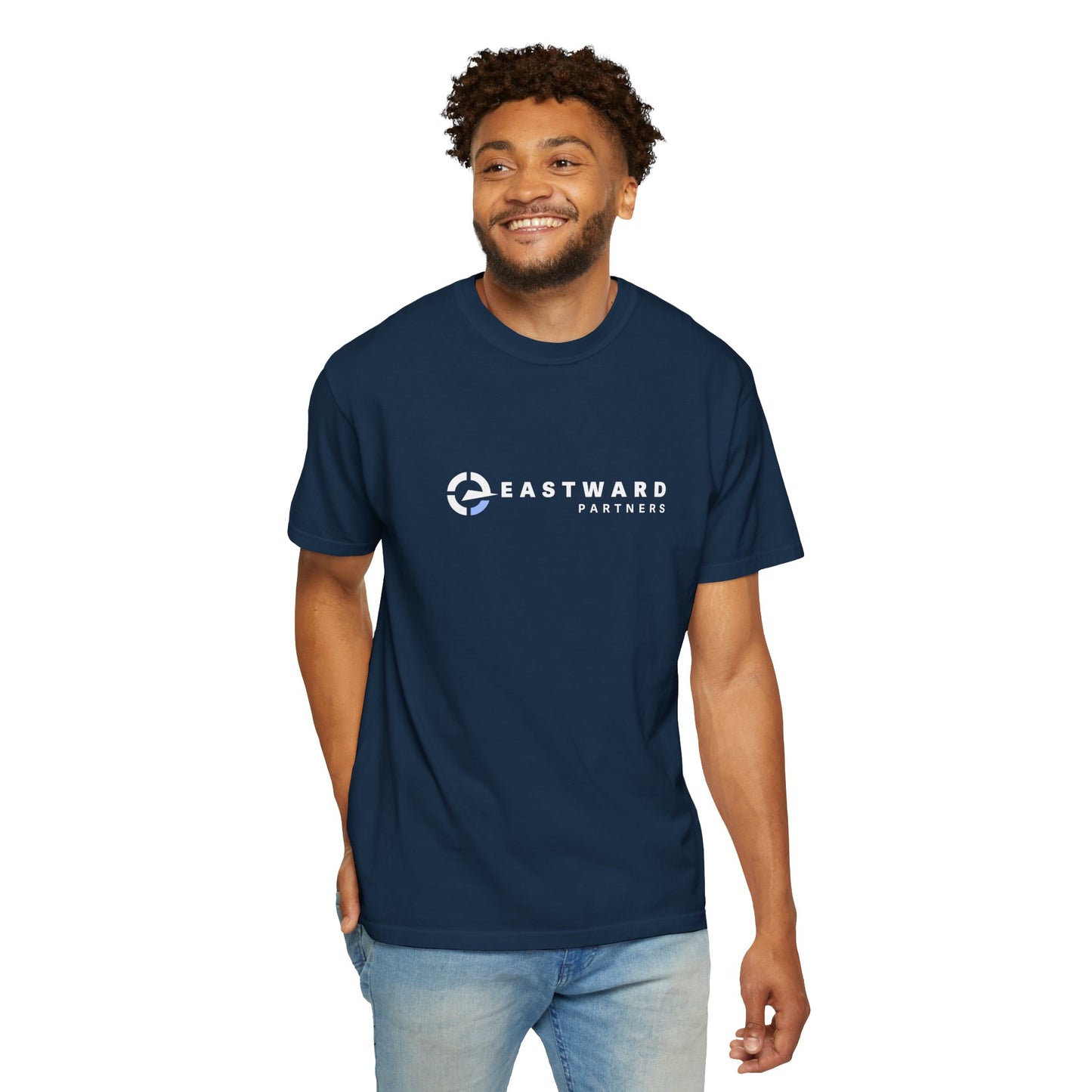 Garment-Dyed Casual Men's T-Shirt