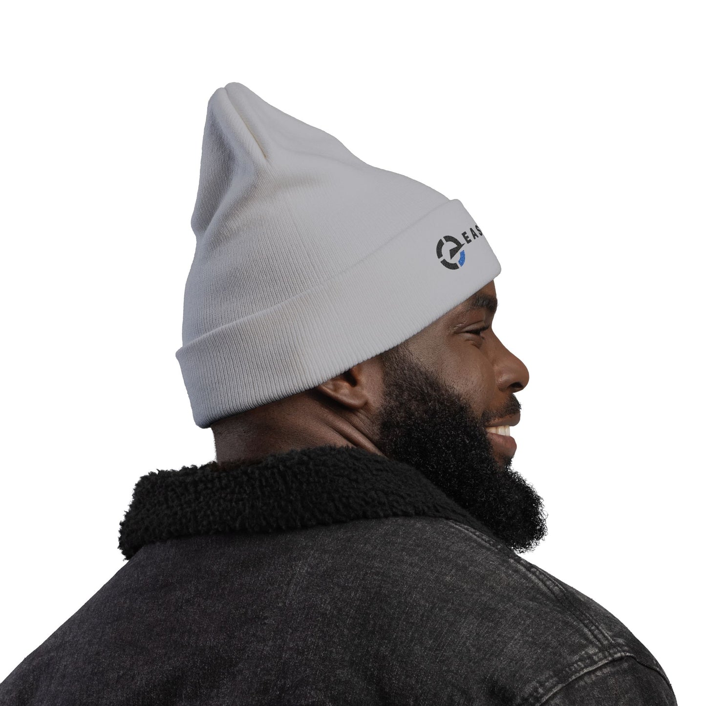 Embroidered Knit Beanie