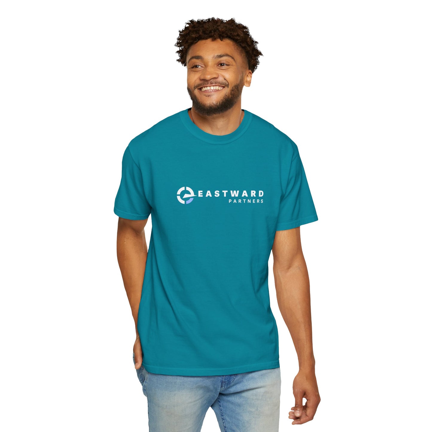 Garment-Dyed Casual Men's T-Shirt