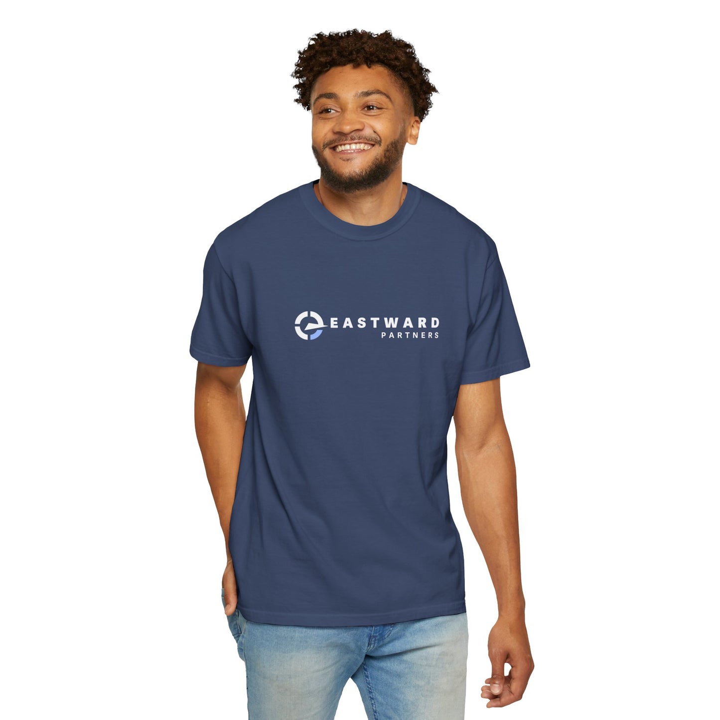 Garment-Dyed Casual Men's T-Shirt