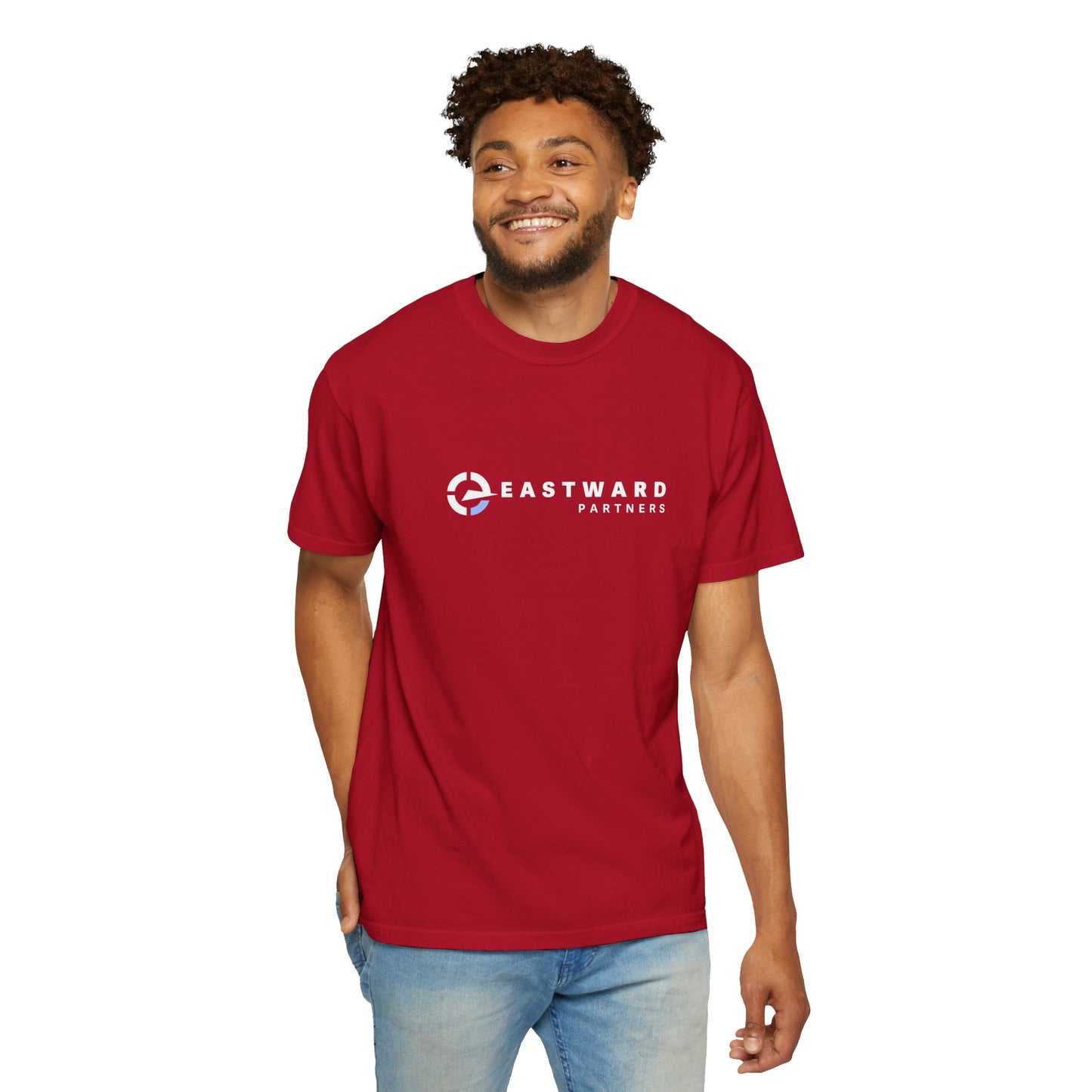 Garment-Dyed Casual Men's T-Shirt